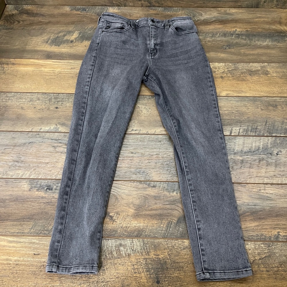 KanCan Charcoal Gray High Rise Skinny Jeans Size 11/29 Streetwear Skater Stretch
